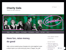 Tablet Screenshot of charitygala.cz